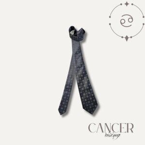 Scappino Silk Blend Men's Tie with Grid Pattern